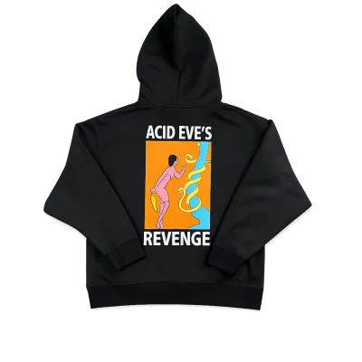 Acid Eve's Revenge Black Graphic Hoodie – Premium Streetwear Essential